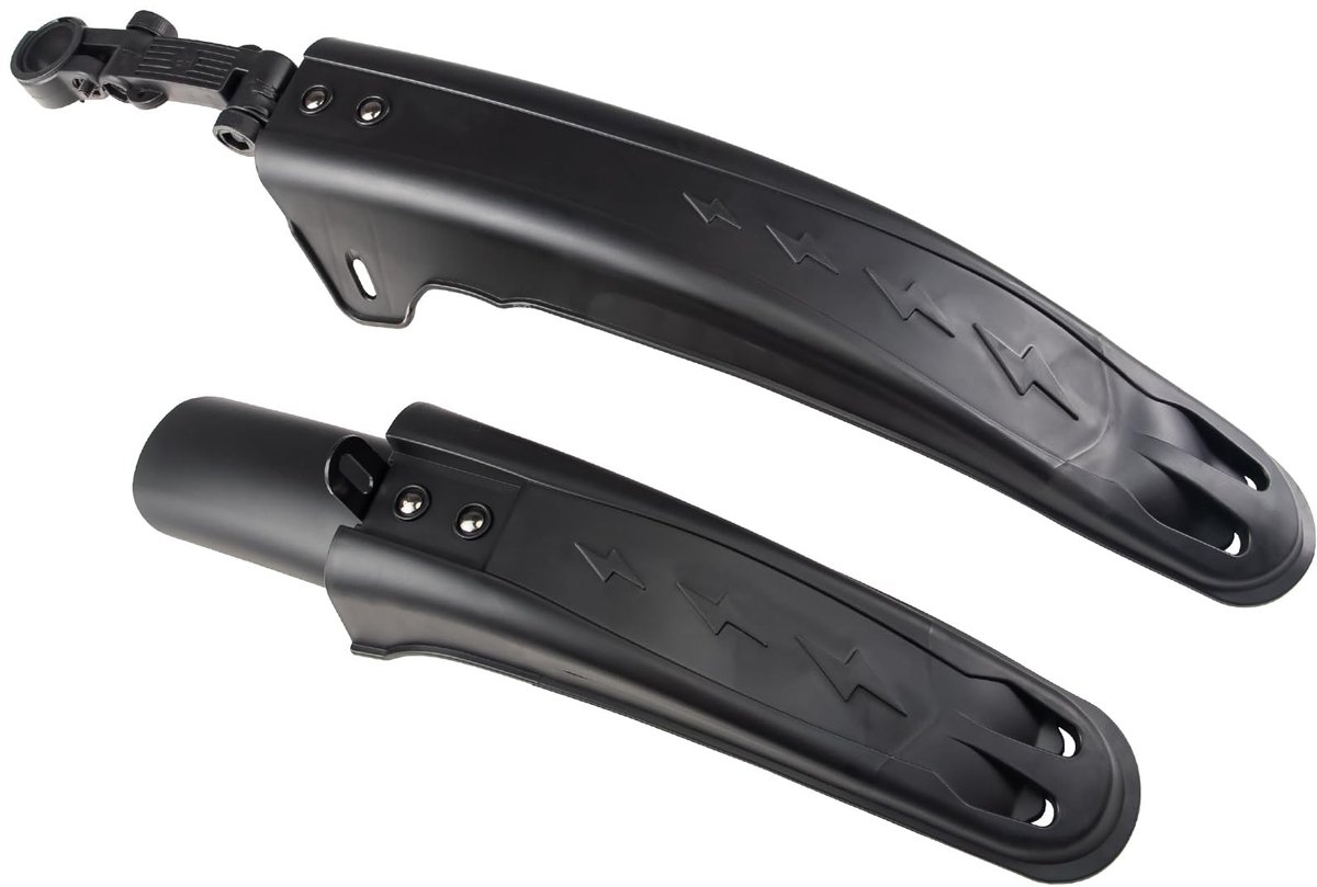 Mudguard Set voor Fietsen - Universeel en Verstelbaar - Zwart