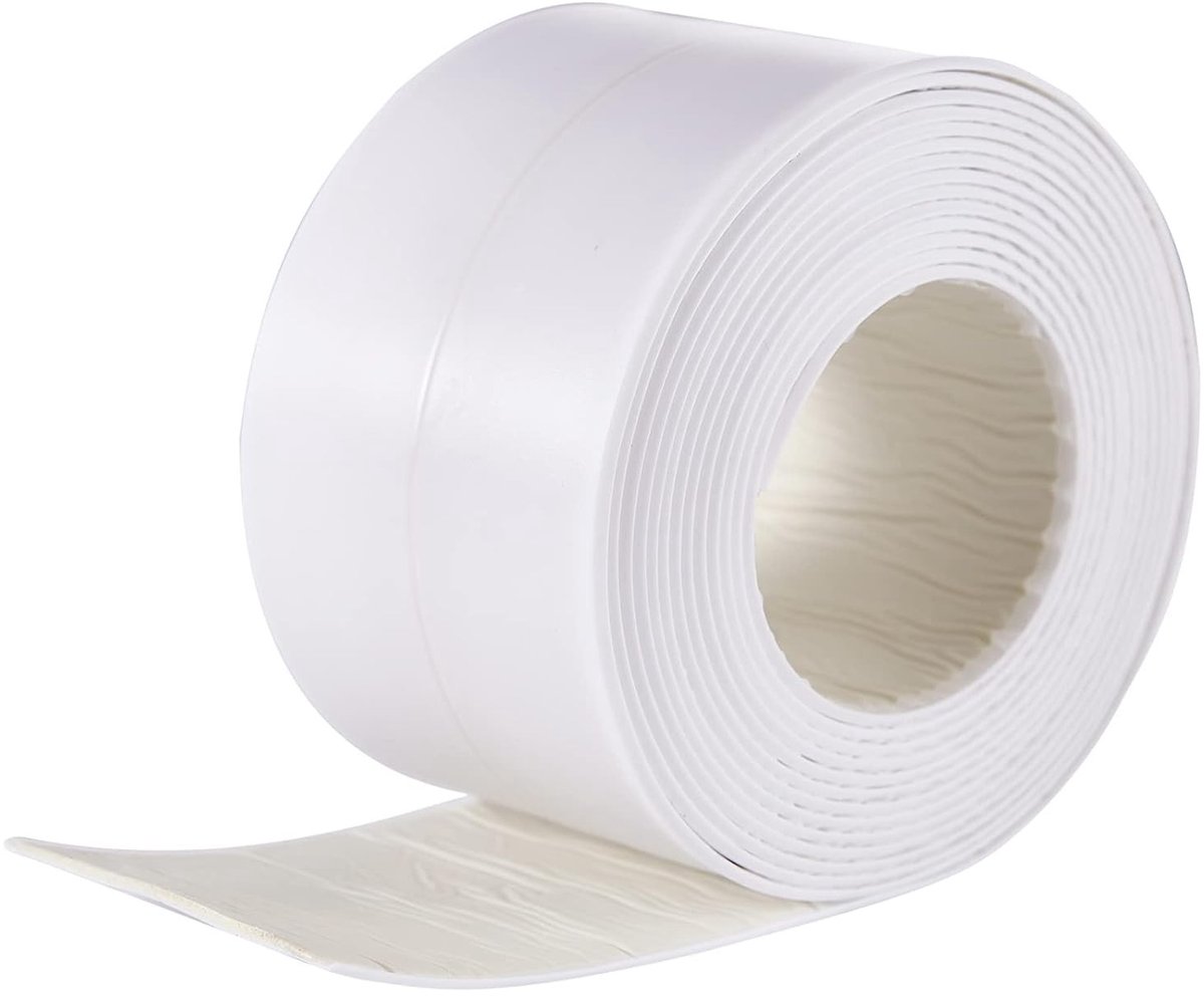 Zelfklevende Waterdichte Tape voor Badkamer en Keuken, Ideaal voor Kitranden en Afwerking, PE Skirting Strip