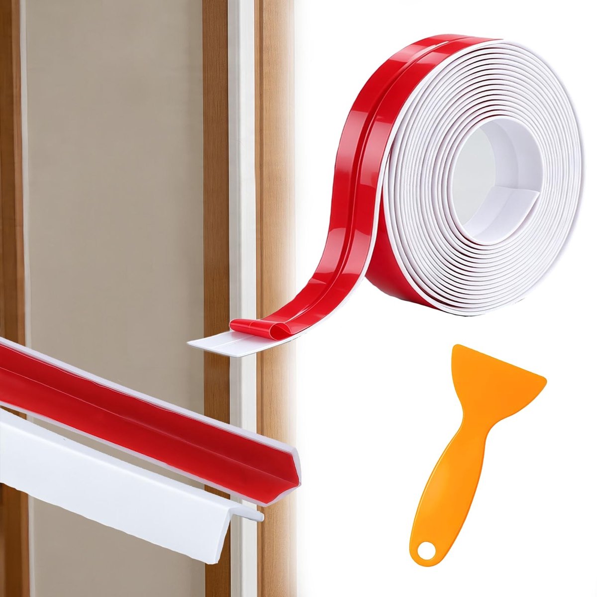 Zelfklevende Randbescherming Strips - Wit 2cm x 5m