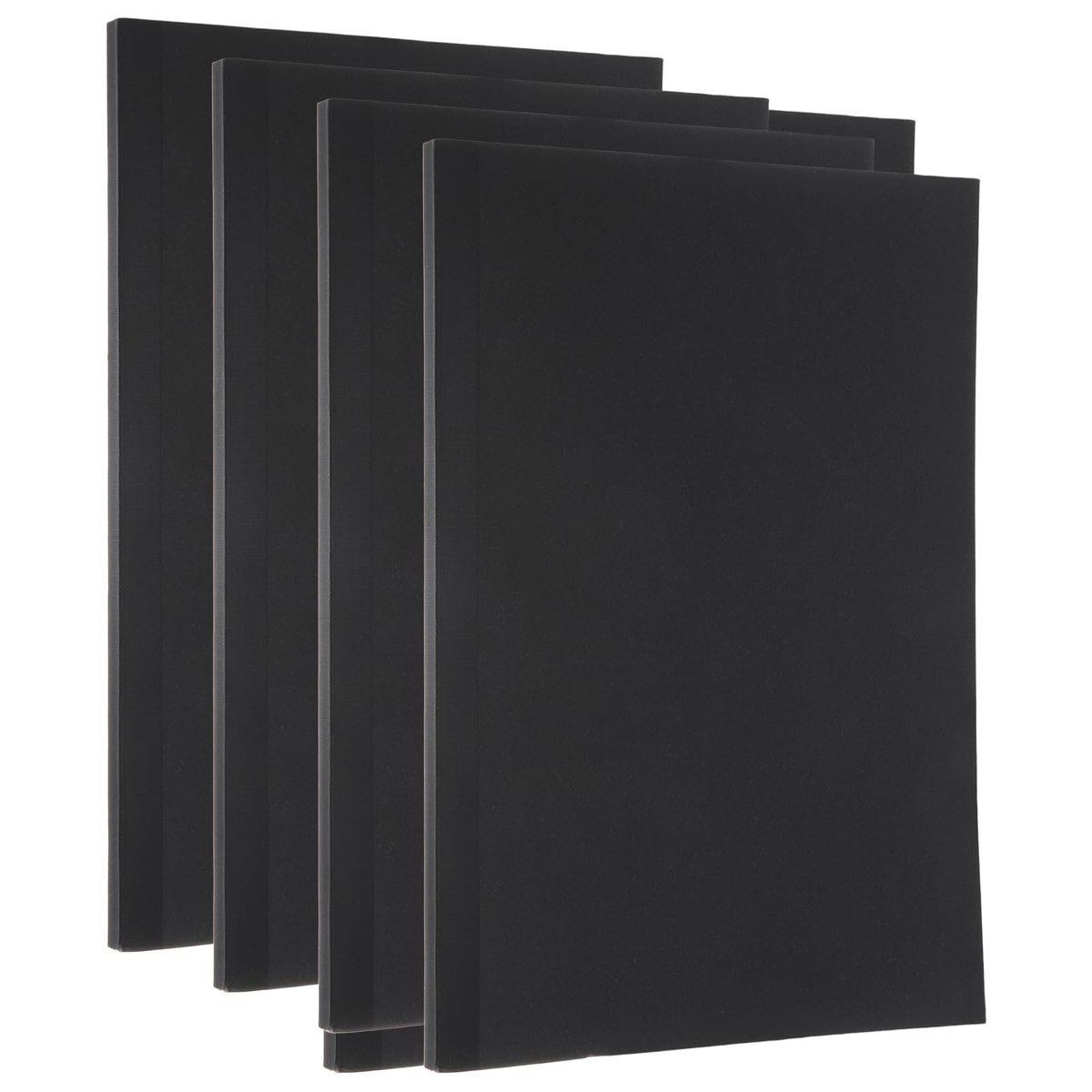 Notitieboek A5 - Gelijnd - 4 Stuks - Zwart