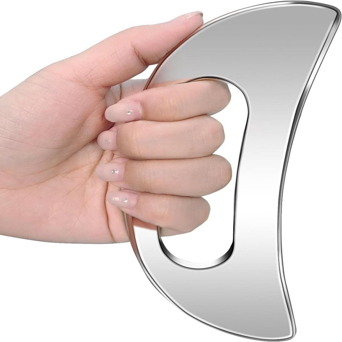 Gua Sha Massage Tool - met Handvat voor Diepe Spierverlichting