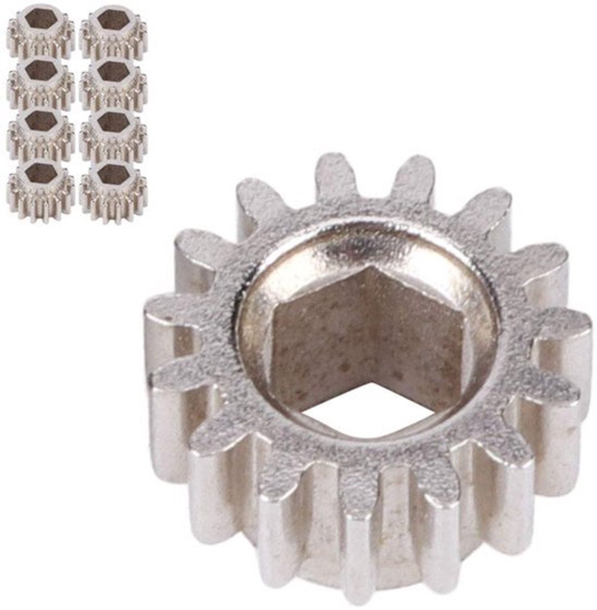 Gitaartuners 1:15 Open Versnellingen Zilver 12 Stuks - Universele Bevestigingspennen
