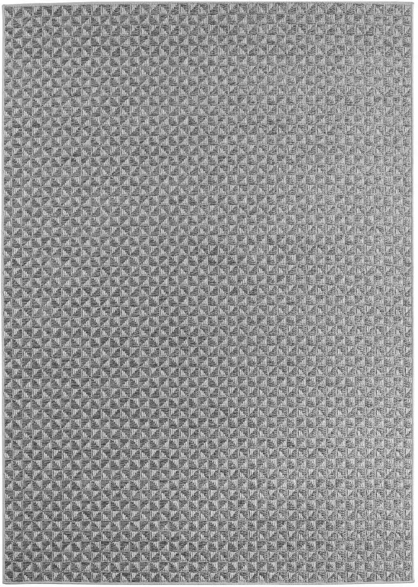 Dutch XXL Sisal Vloerkleed | Tapijt | Ibiza | Raster | Grijs | 240x340 cm
