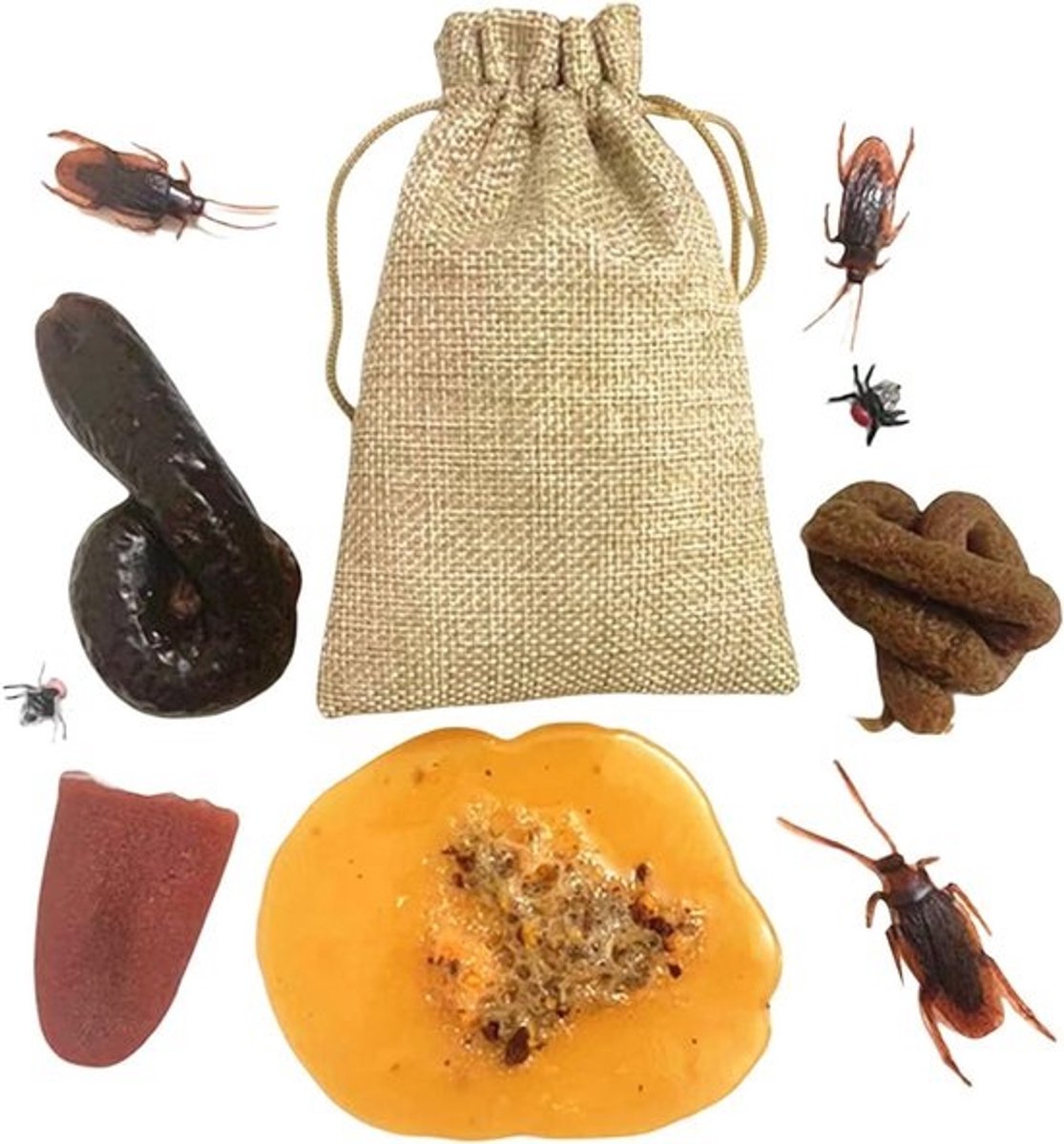 Kinderen Grappenpakket - Nep Insecten Prank Speelgoed - Hilarisch Vermaak Creëren - Realistische Vormgeving - 10 Stuks - Multicolor