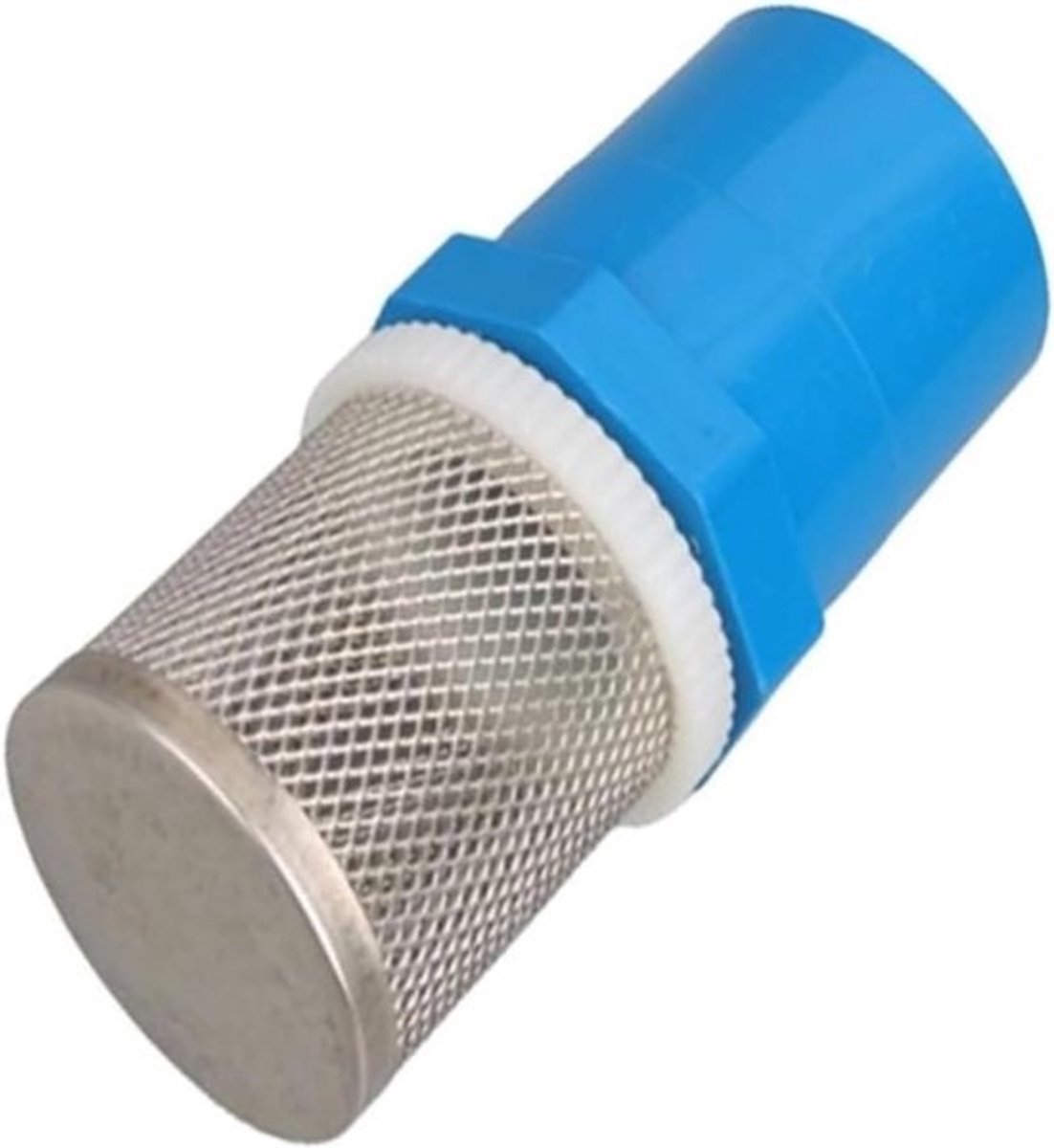 Tuinslangfilter - Waterfilter PVC - Irrigatie Pompinlaat - Stabiele Werking - 32mm - Blauw