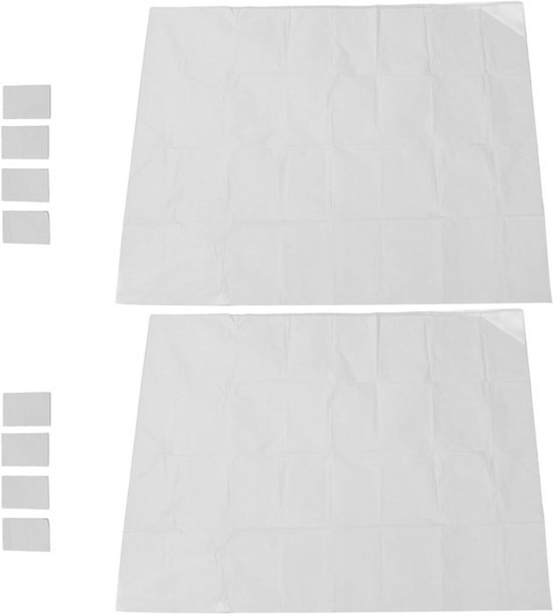 Projectorscherm Sets - Raamfolie Projectie - Feestelijke Decoratie - Hoge Definitie Effect - 22 x 20 x 3 cm - Wit