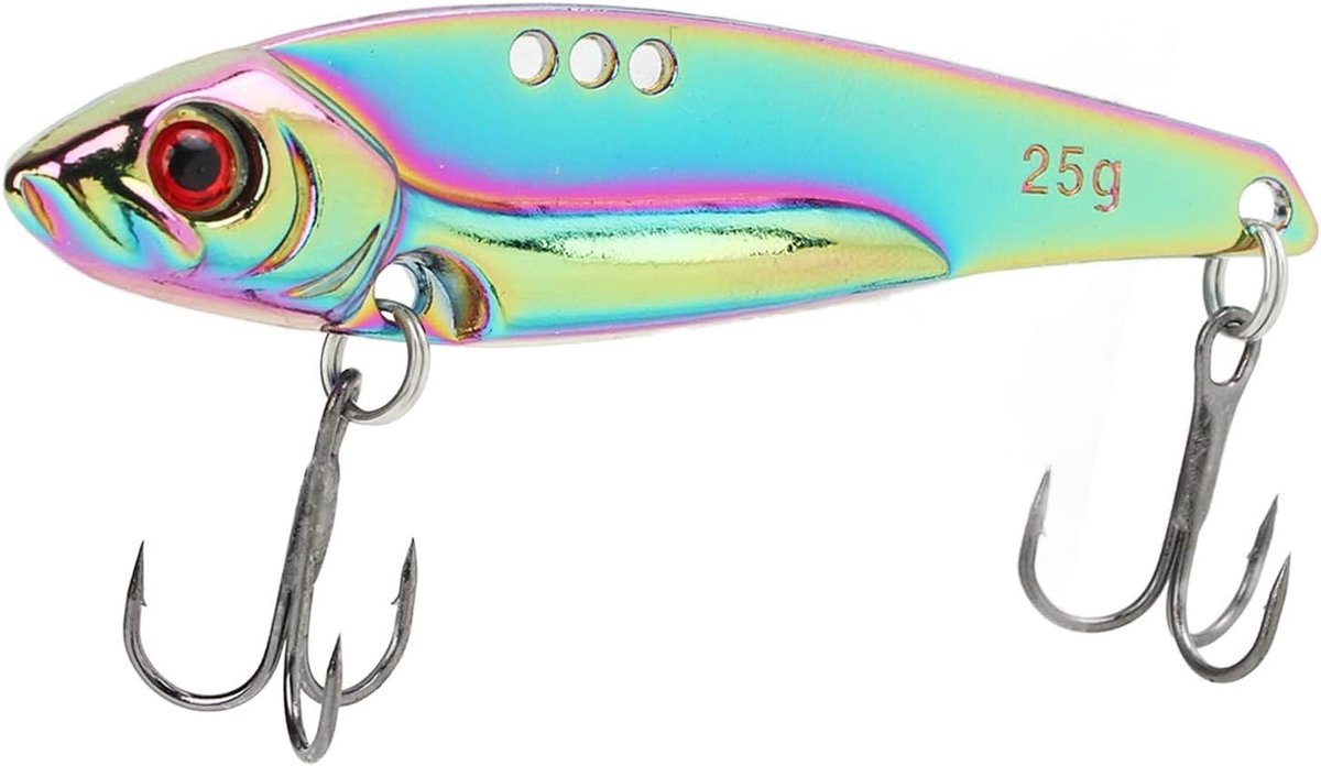 Kunstmatige Vissen Lures, 25g Metaal Vib Blade Lure, Perfect voor Zoetwatervissen en Sportvisserij