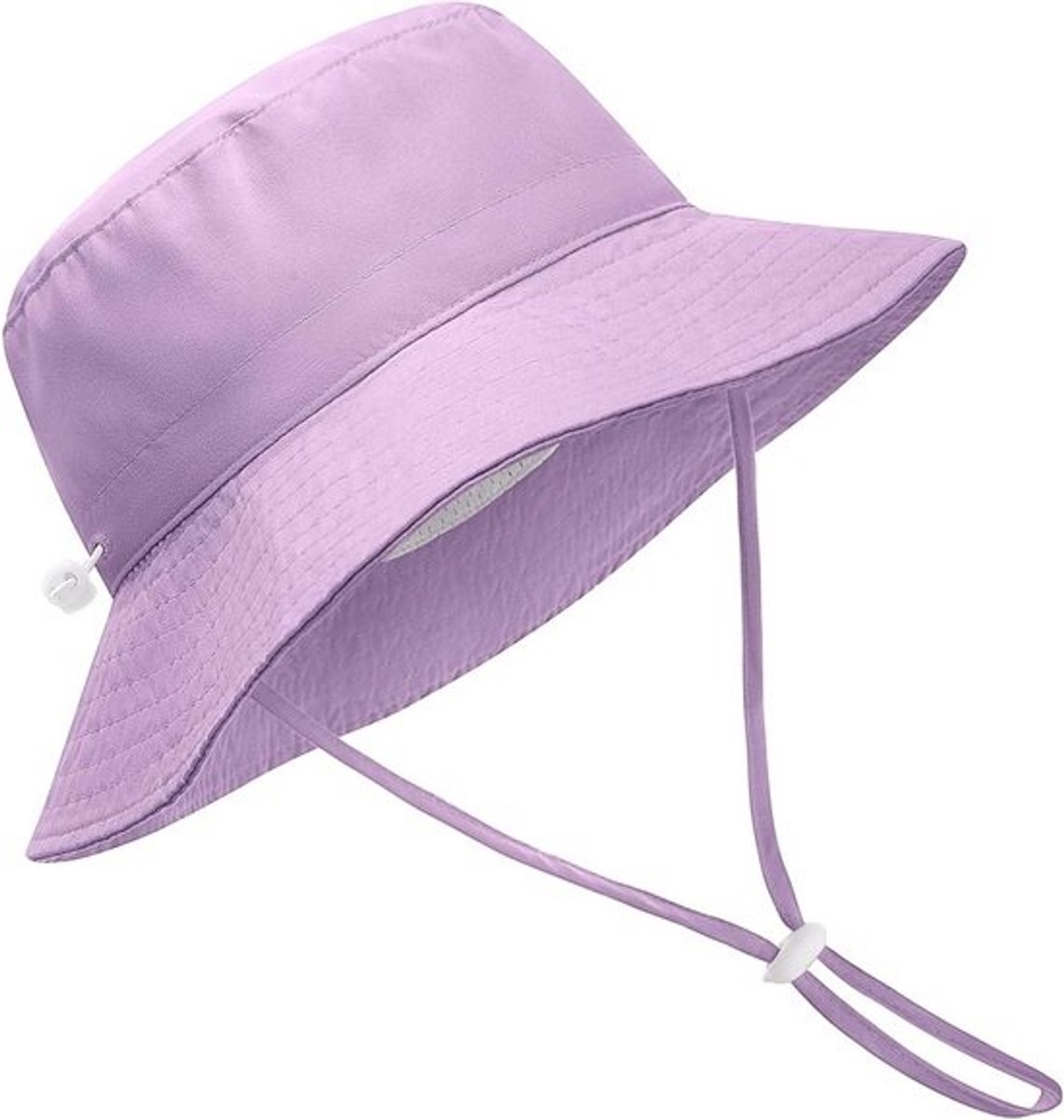 Babymuts Zomerhoed - Kinder Zonnehoed - Bescherming Tegen Zon - Verstelbare Kinband - 7 cm Rand - Verschillende Kleuren
