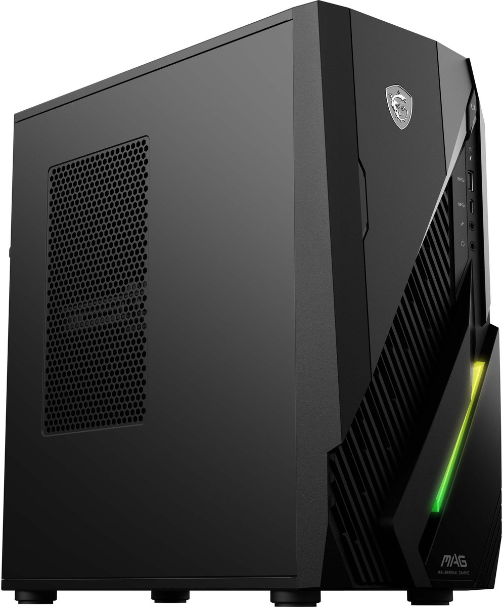 Desktop PC - MSI - Zonder Windows - MAG Infinite E1 - 14NVL5-214XFR - I5-14400F - 16 GB DDR5 5600Hz - 512 GB M.2 Pcie- RTX 5060