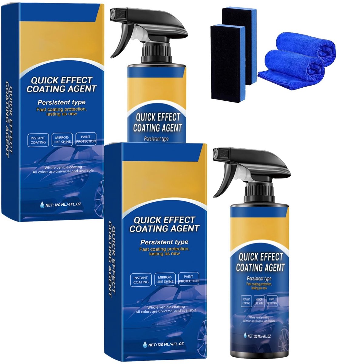 3-in-1 Keramische Coatingspray - Hoogglans en Bescherming