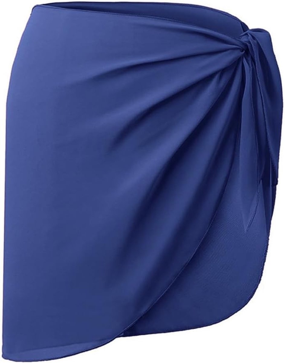 Vrouwelijke Strandrok met Franje, Transparante Wrap Rok, Mini Rok voor Badmode en Bikini Cover-Up, One Size, Perfect voor Zomer en Vakantie