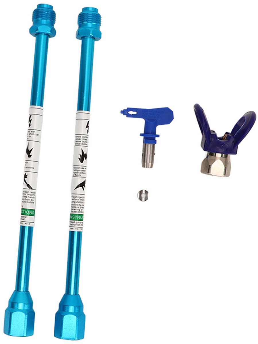 Spray Extension Rod Set - Roestvrij staal - 2 stuks