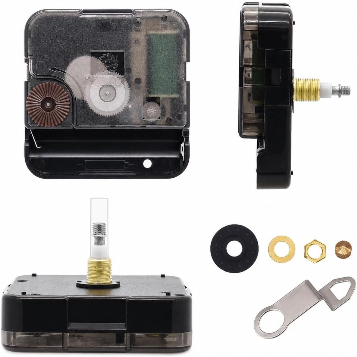 Stil kwarts wandklokmechanisme met vervangingsset voor doe-het-zelf reparatie, as 18,5 mm, ideaal voor klokken maken