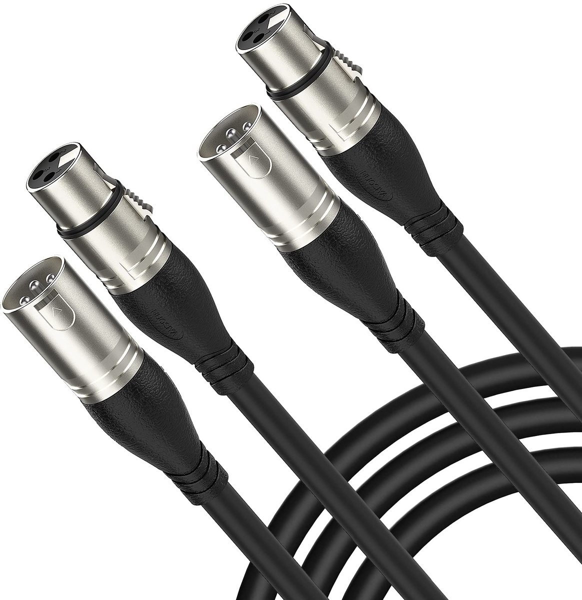 Kabel 2 M - 2 Pack Zwart
