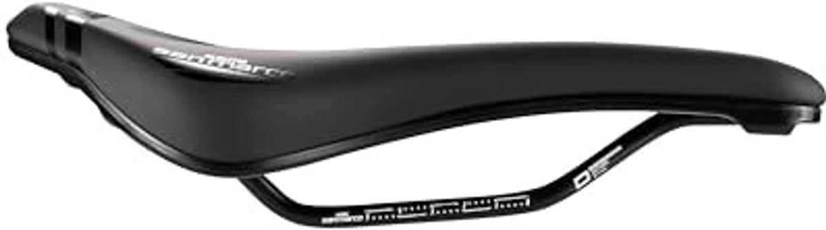 MTB Zadel met Modderbescherming - Open Fit - Zwart