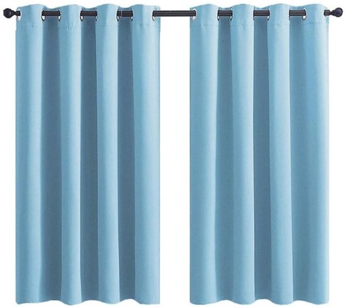 Thermisch Gordijn - Zwartout Gordijn - 140 x 200 cm - Polyester - 1 stuk - Geschikt voor slaapkamer/woonkamer - Blackoutgordijn