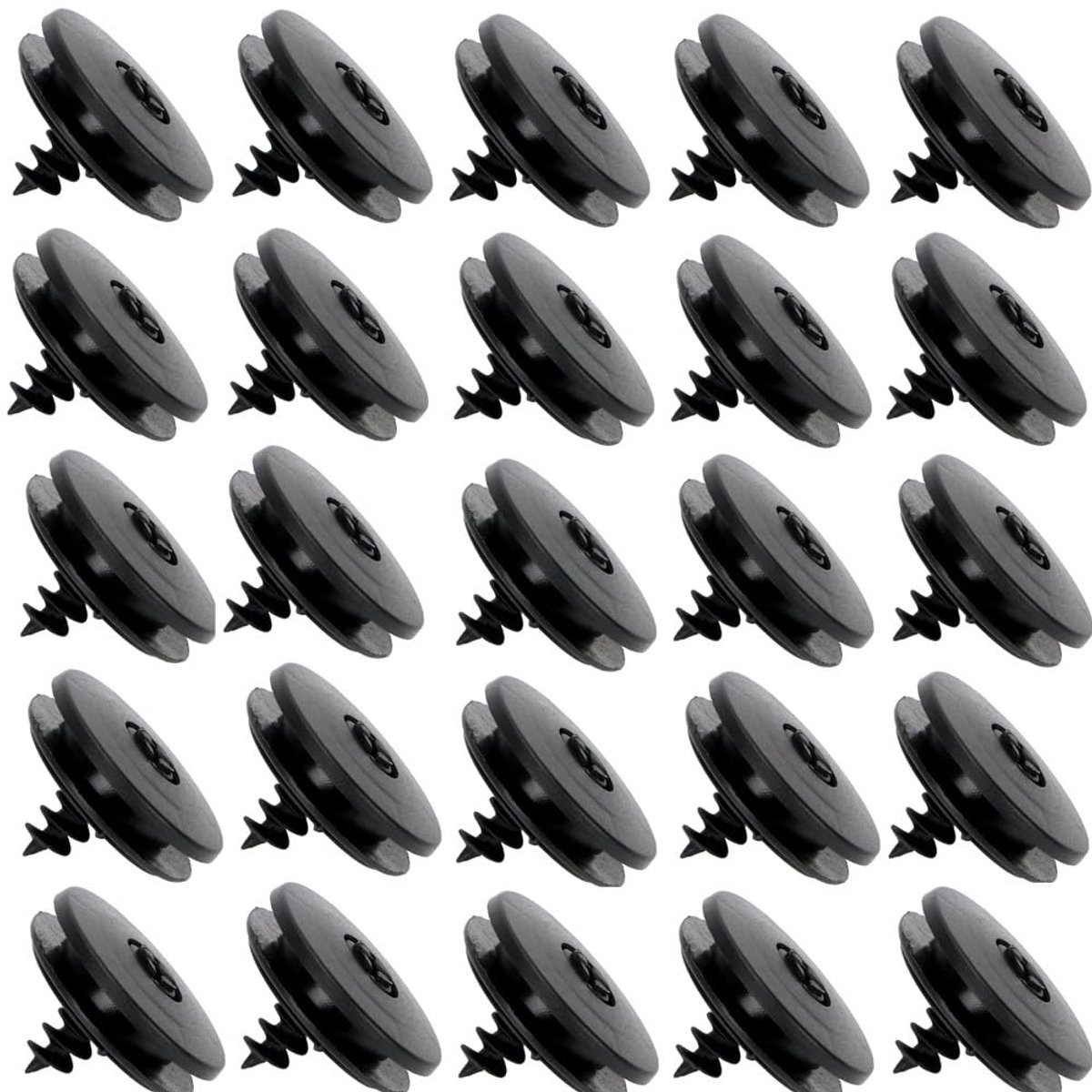 Autotapijten, bevestiging voor autotapijten, universele bevestigingsclips voor automatten, voorkomt glijbaan, 25 stuks Loopunk