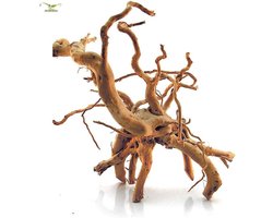 Spiderwood Aquarium Hout - Wortelhout Decoratie - Aquarium Inrichten - Bizarre Vorm - 50-70 cm - Bruin
