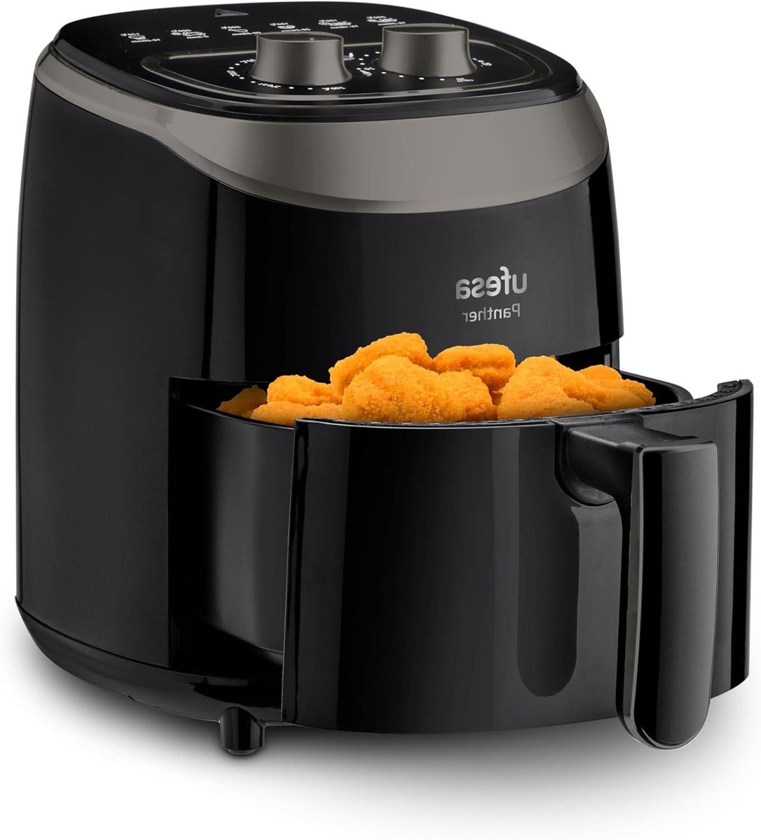 Airfryer Zonder Olie - Heteluchtfriteuse Gezonde Frituur - Gezond Koken - 360 Graden Technologie - 3.5 Liter - Zwart