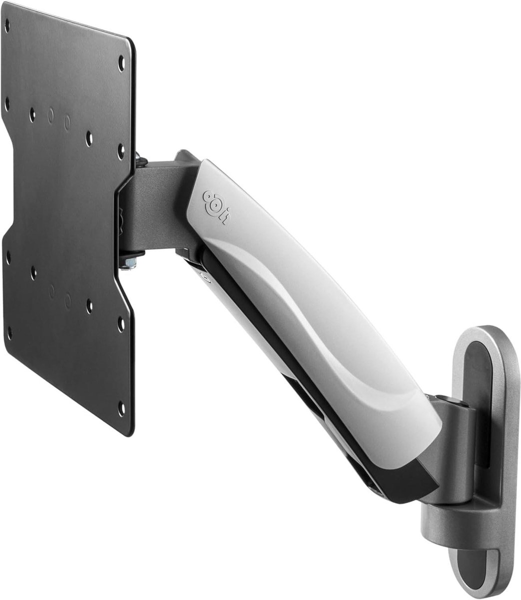 TV muurbeugel - Monitorhouder wand - TV ophangen - Gasveer verstelling - 27-50 inch - Zwart