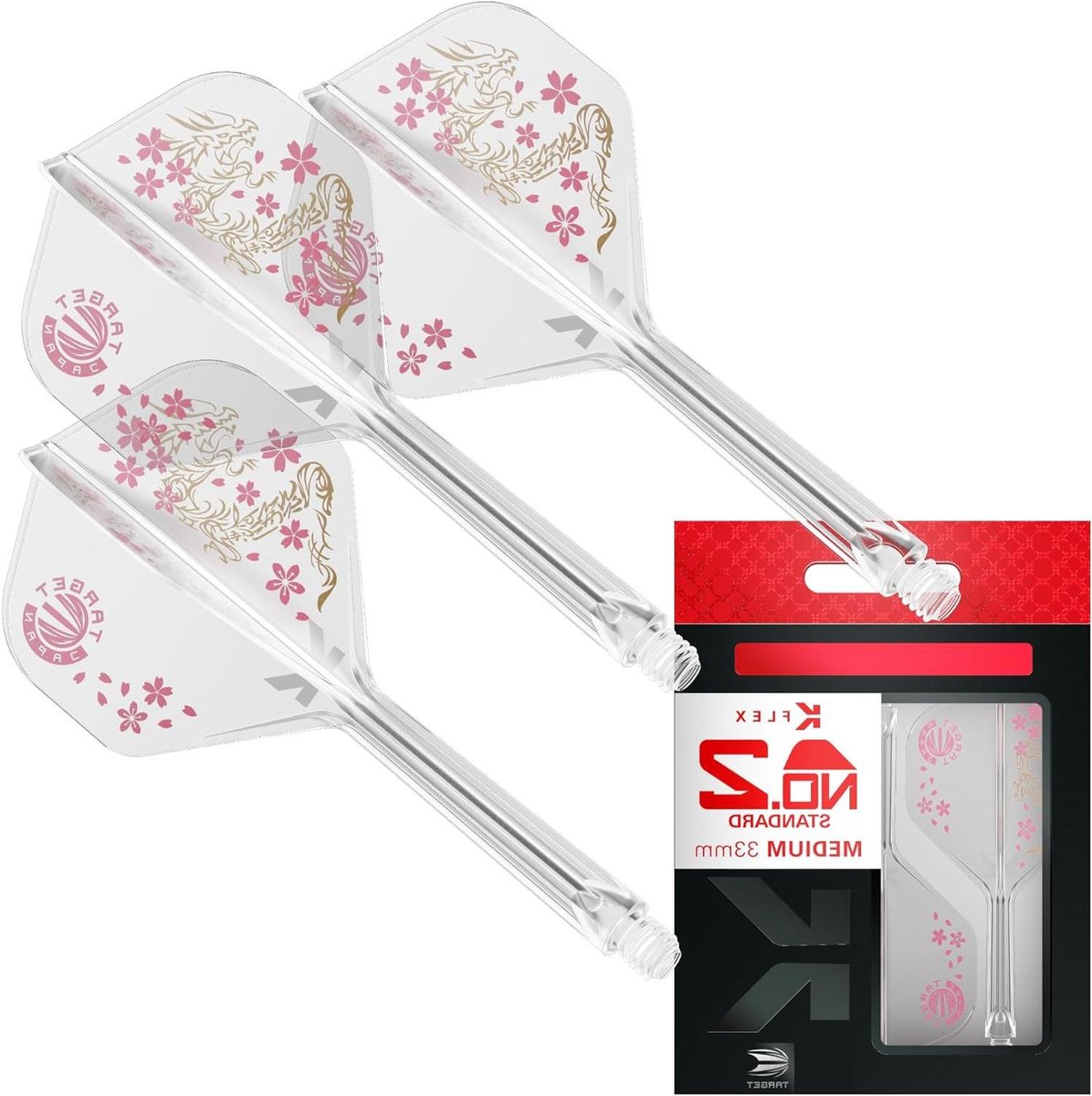 Dart Flights en Shafts - Dart Accessoires - Precisie Darts Spelen - Geïntegreerd Flex Systeem - Kort 19 mm