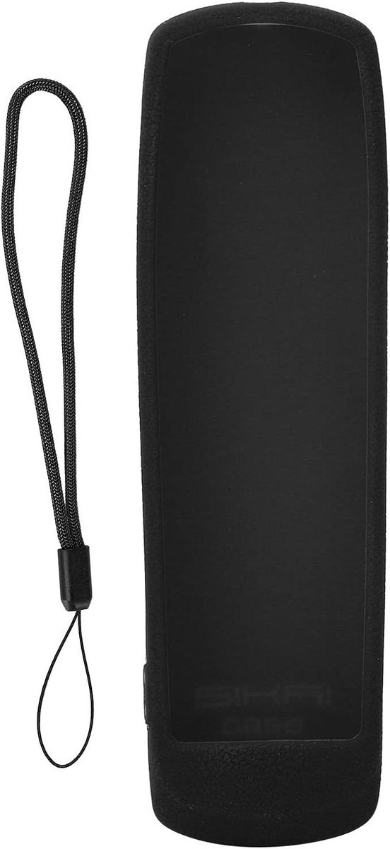 Hoes Afstandsbediening - Beschermhoes Controller - TV Gebruik - Anti-val Bescherming - 1 Stuk - Zwart