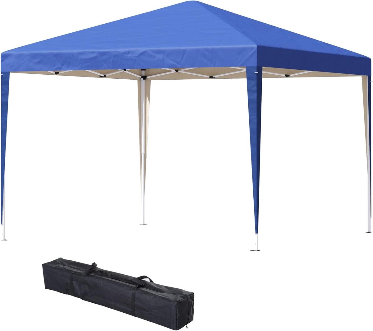 Pop-up Paviljoen - Vouw tent - Feesten en Buiten - Waterafstotend UV-beschermend - 3x3 meter - Blauw