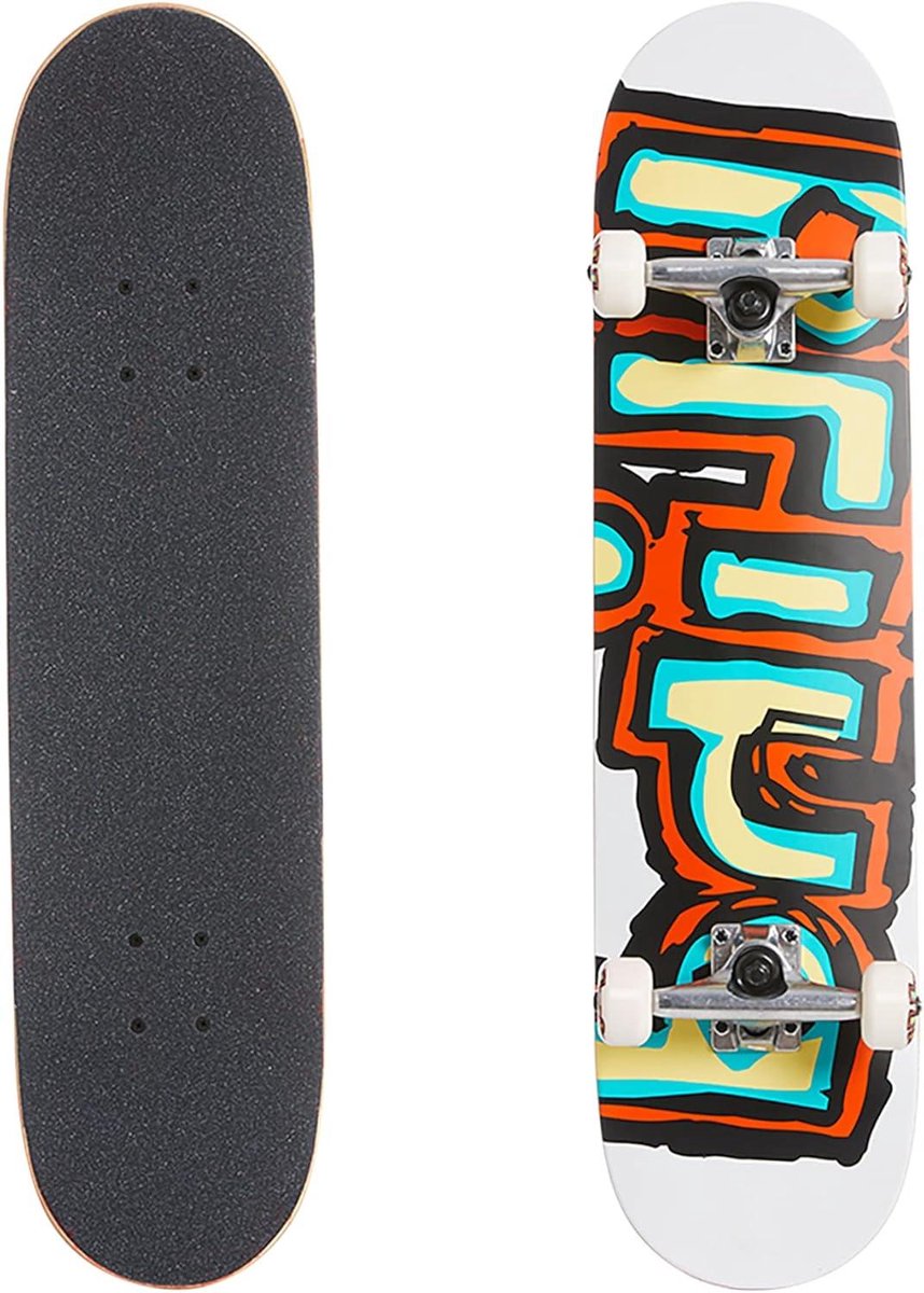 Compleet Skateboard OG Kous Straat Skaten Voorgemonteerd 7.75 x 31.18
