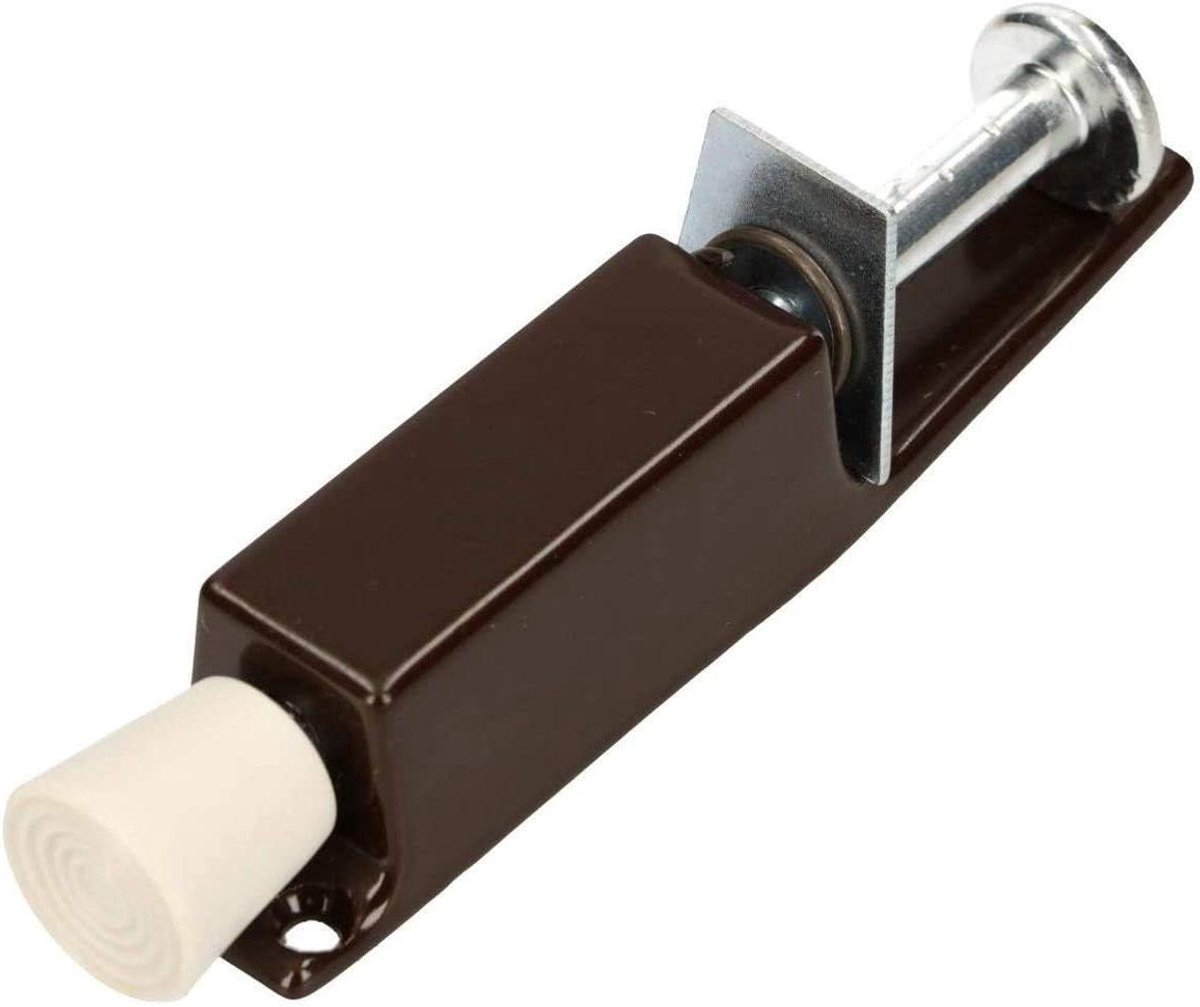 Deurvergrendeling - Deurstopper - Houdt Deuren Open - Voetbediening - 13 cm - Bruin