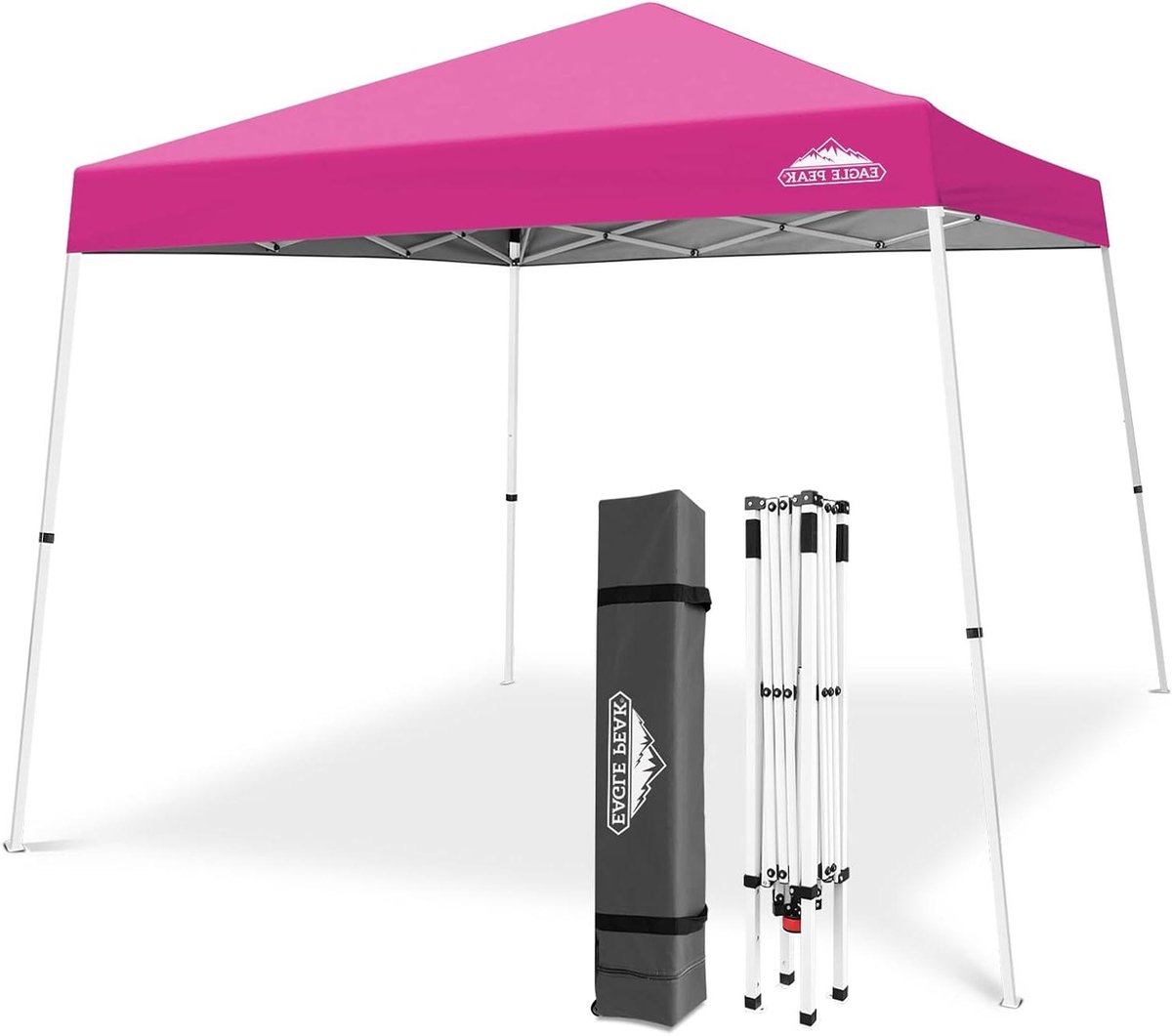 Pop-up Canopy Tent - Partytent Vouwtent - Feest Buiten - Eenvoudige Montage - 3x3 meter - Roze