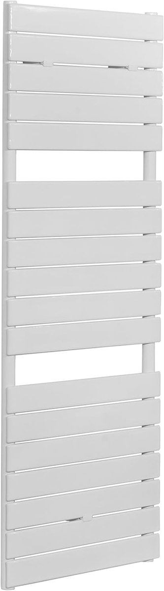 Design Badkamerradiator Wit en Chroom 840x500mm - Stijlvolle Handdoekwarmtebron