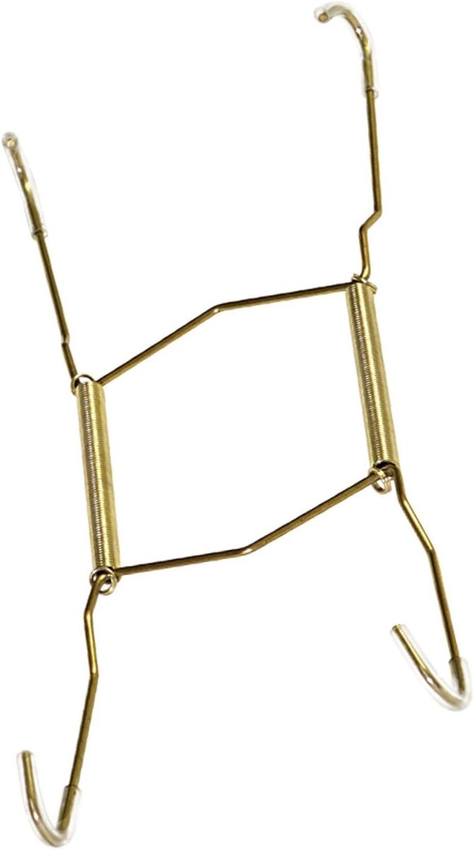 Bordhanger - Muurhanger Bord - Borden Ophangen - Met Zachte Punten - 11 tot 18 inch - Messing