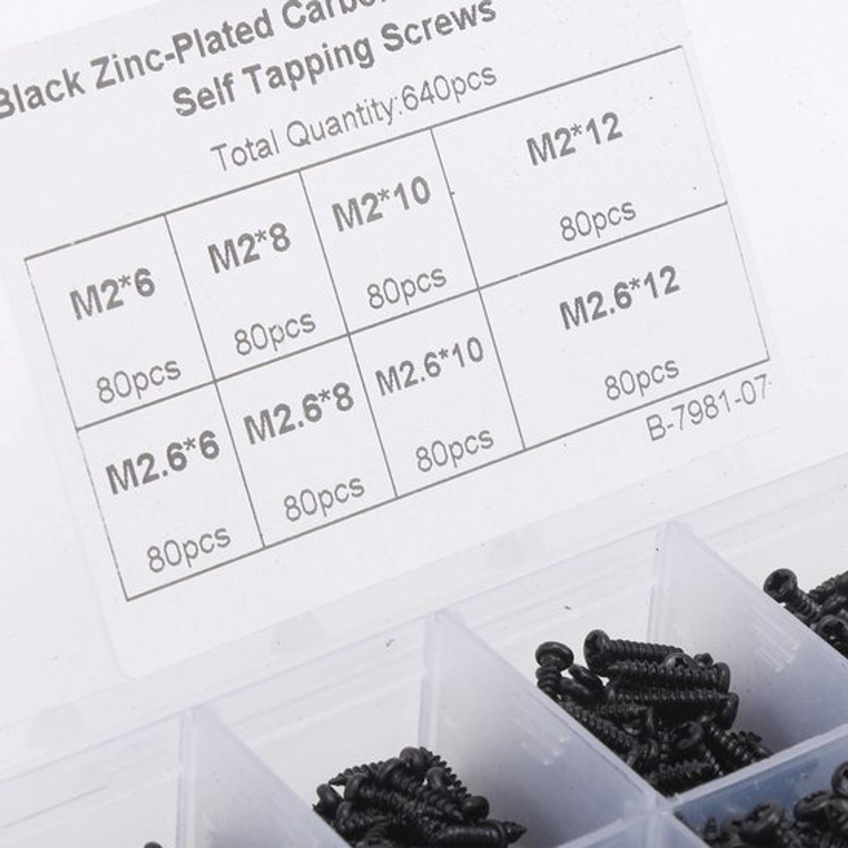 Solidchoice - Dailygoody - 640-delige Set Schroeven