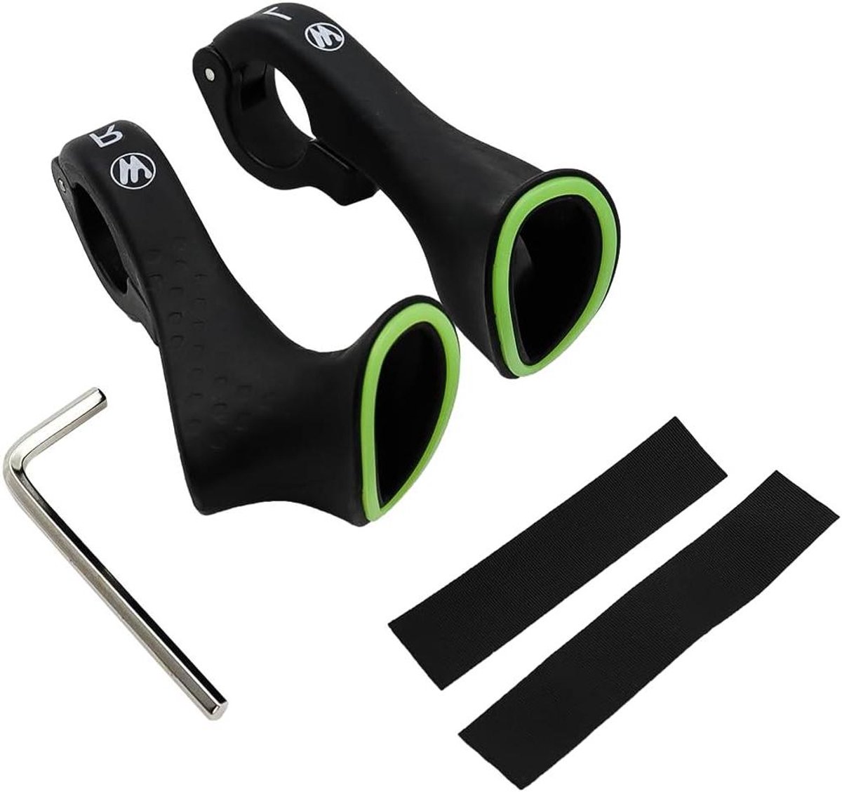Fiets Handvat Verlengstuk - Stuur Extensie - Comfortabel Fietsen - Ergonomisch Ontwerp - 21.8-22.2 mm - Zwart