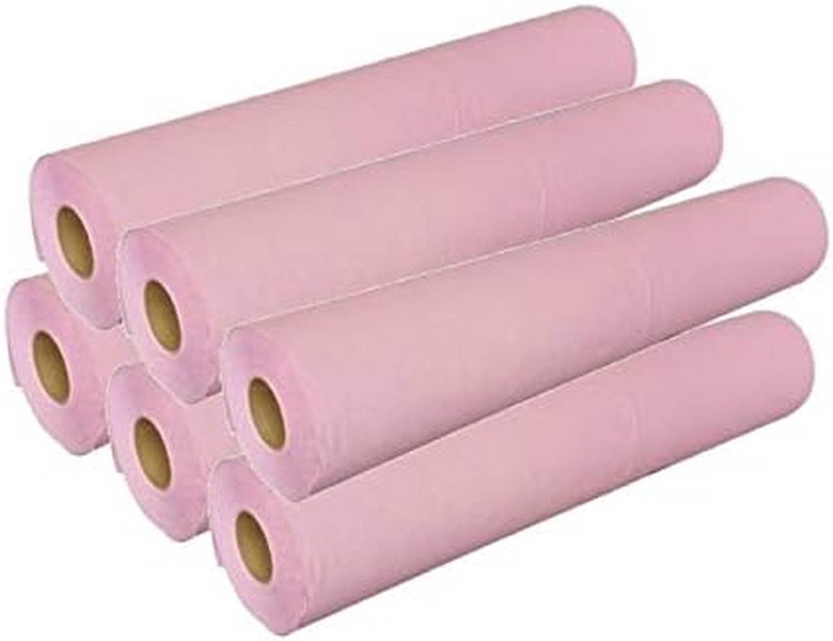 Papierrol 1-laags - Wegwerp papier - Hygiënisch werken - Hoge kwaliteitsstandaard - ca. 70 meter - Violeta