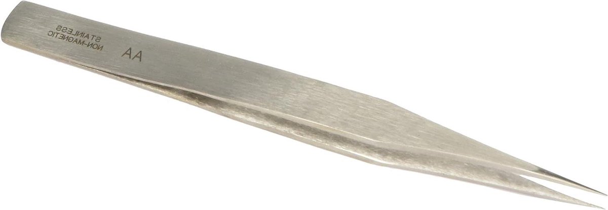 Modelbouw Pincet - Rechte Tang - Fijne Montage - Precisie Gereedschap - 224 cm - Grijs