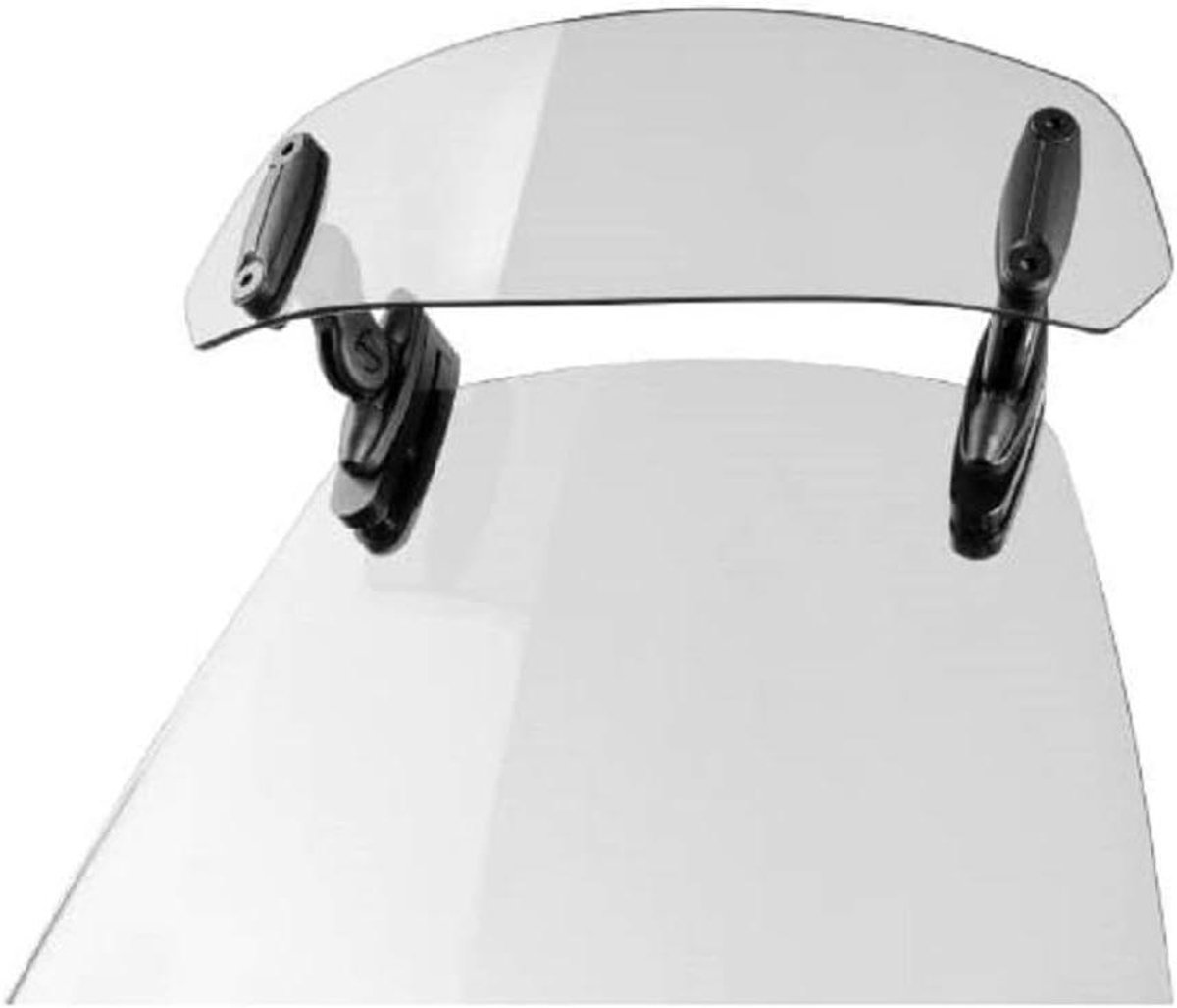 Spoiler voor windscherm - Windschermverlenger Deflector - Comfortabel rijden - Clip-on systeem - 3-5 mm dikte - Helder