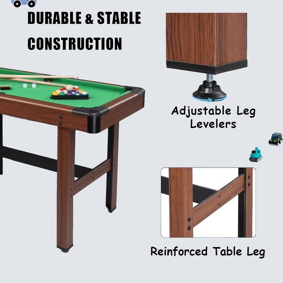 Opvouwbare Mini Beker Tafel voor Volwassenen en Kinderen - Compleet Spel van Merkloos — afbeelding 4