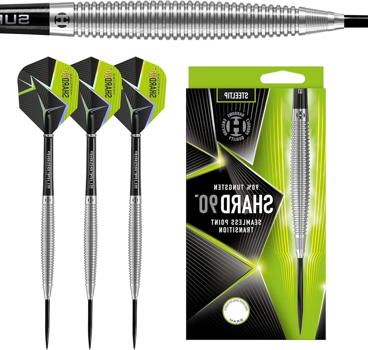 Dartpijlen - Stalen Darts - Precisie Werpen - 90% Wolfram - 21 gram - Veelkleurig
