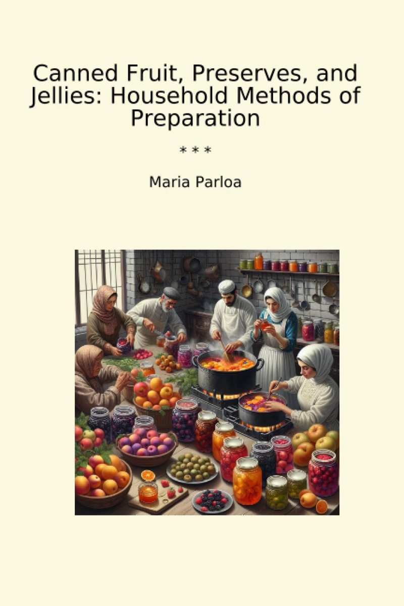 Fruit, Preserves, and Jellies: Household Methods of Preparation