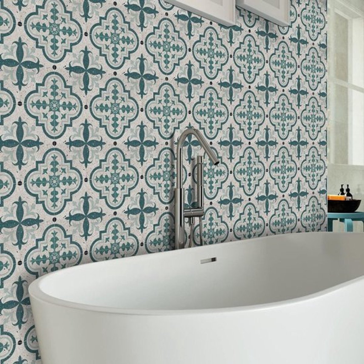 Vinyl Vloertegelsticker - Waterdichte - Antislip - Spatwand - Dikkere