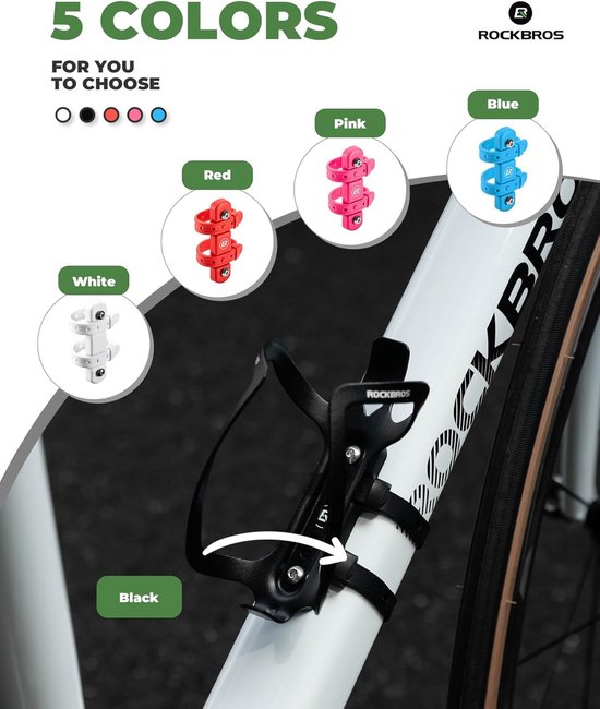 Fiets Bidonhouder Adapter Zonder Boren - Universele Montage voor Zadelpen - Mountainbike & Racefiets — afbeelding 4