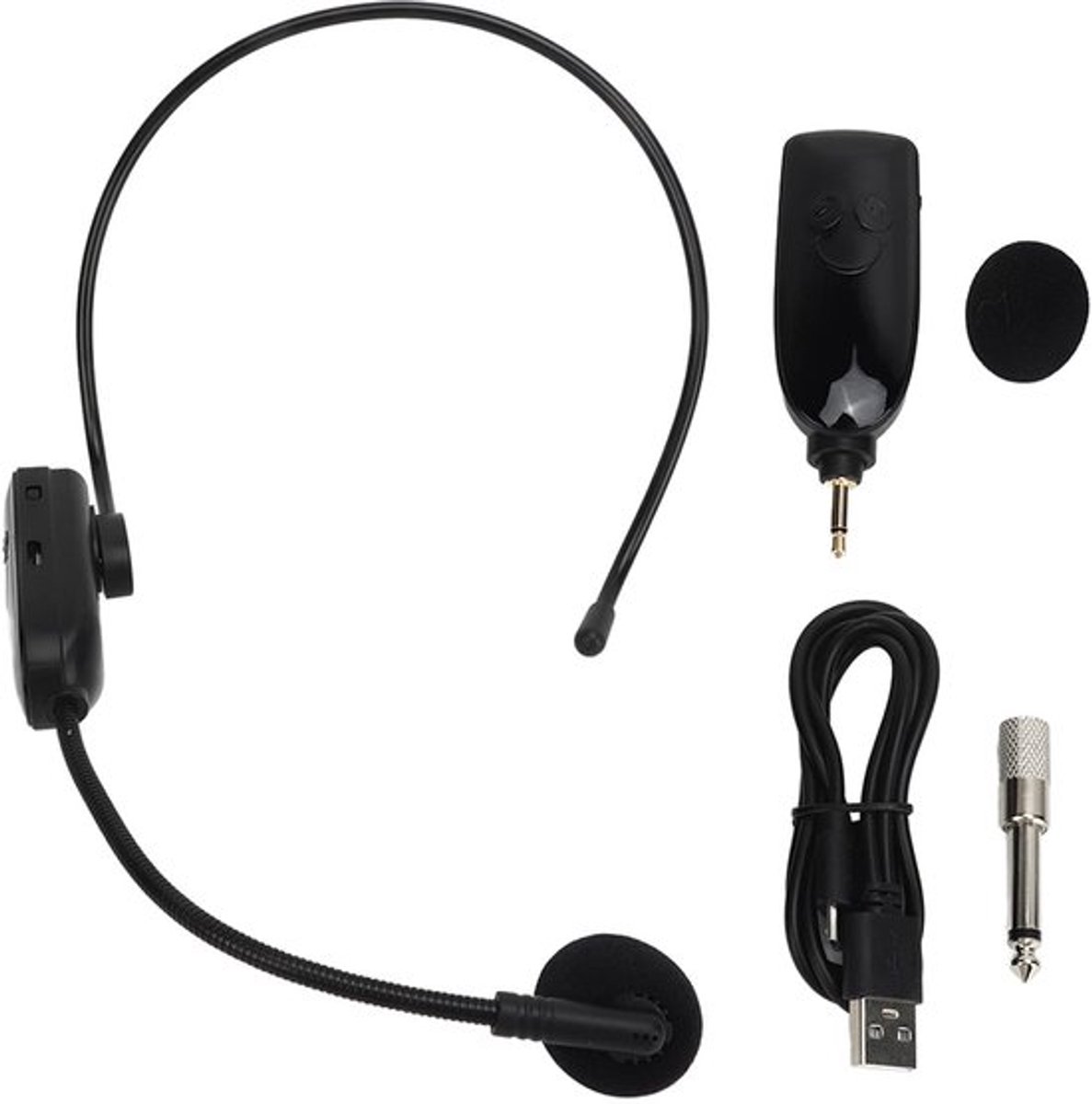 SPHProducts - Draadloze Microfoonheadset - 25 M Bereik - 15 Uur