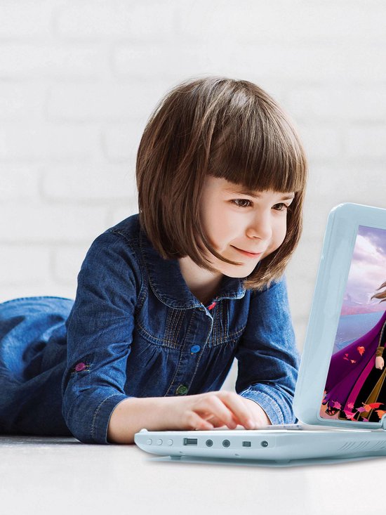Frozen Draagbare DVD-speler 7" draaibaar scherm met USB-poort en oordopjes van Lexibook — afbeelding 4