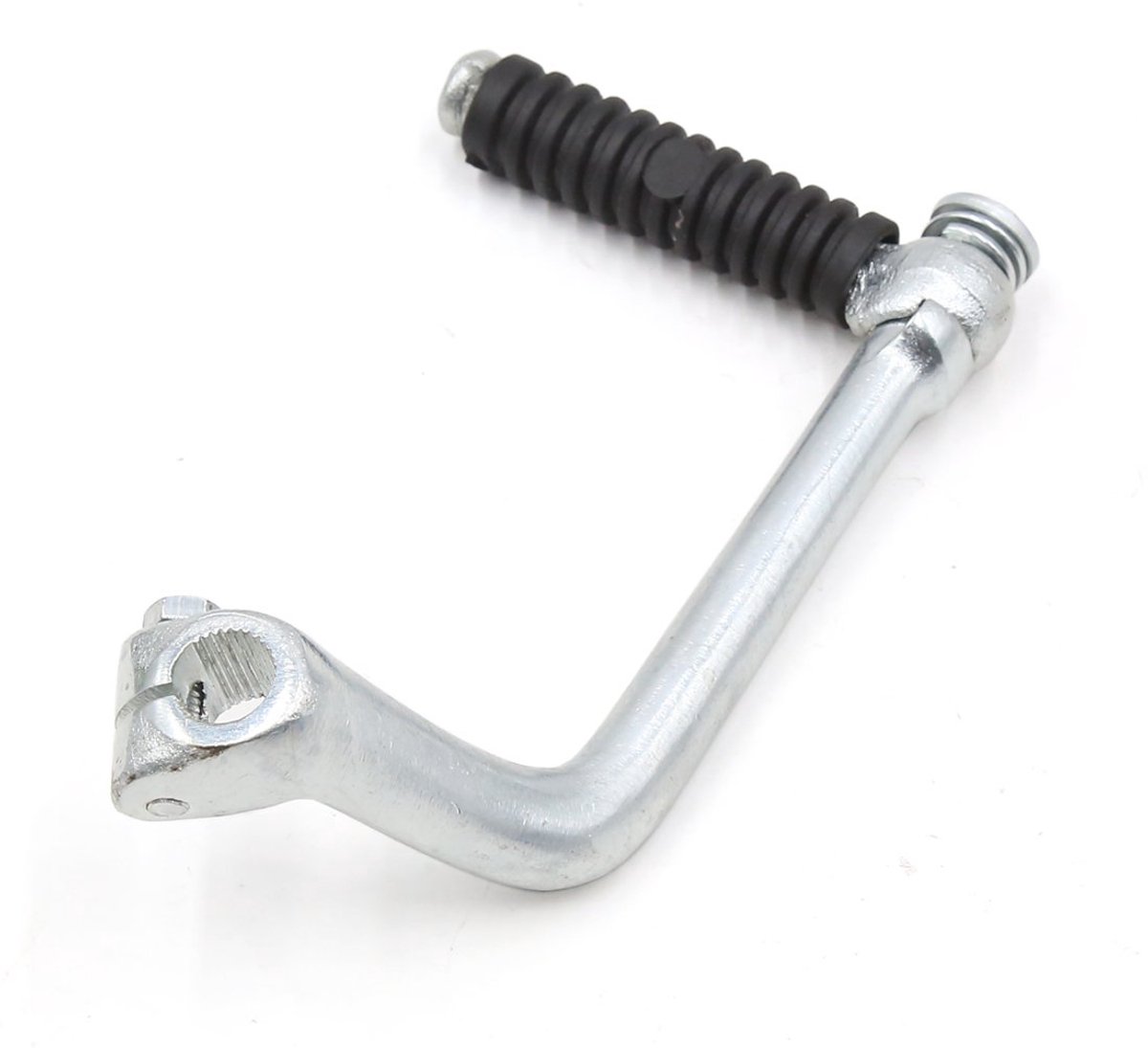 sourcing kaart 13mm Dia Shaft Silver Tone Metal Motor Kick Start Hendel