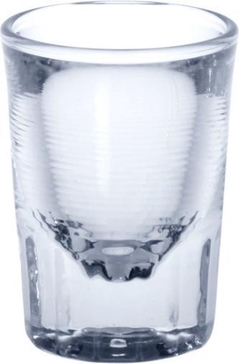 SET 6 stuks, SAN Easy Shot glazen 4cl, Kritstal helder, hoogwaardig kunststof
