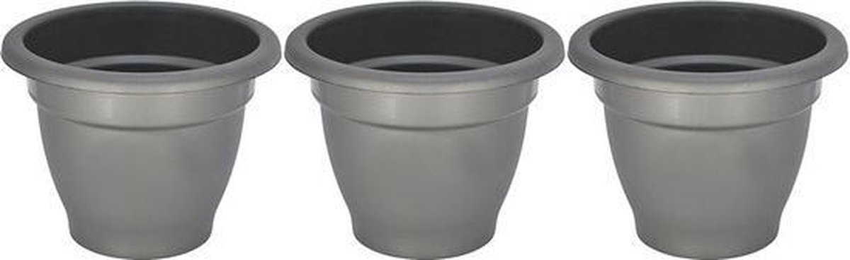 Scheurich 328/13, Plastic Bloempot, 13 Cm Diameter, 11 Cm Hoog, 0,9 L Inhoud