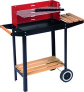 BBQ collection houtskool barbecue - op wielen - windscherm