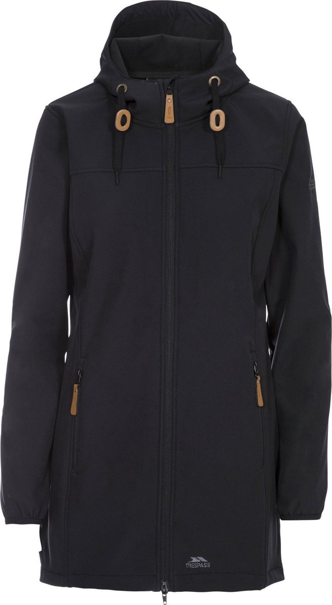 Trespass Damesjas Kristy Softshell-jas voor dames Tp75 Zwart