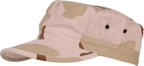 Fostex Garments - Fatique cap (kleur: 3 clr. desert / maat: XL)
